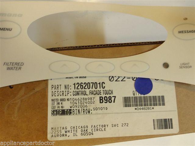 Maytag Amana Refrigerator 12620701C Control, Facade Touch (bsq) NEW IN BOX Maytag Amana Refrigerator 12620701C Control, Facade Touch (bsq) NEW IN BOX